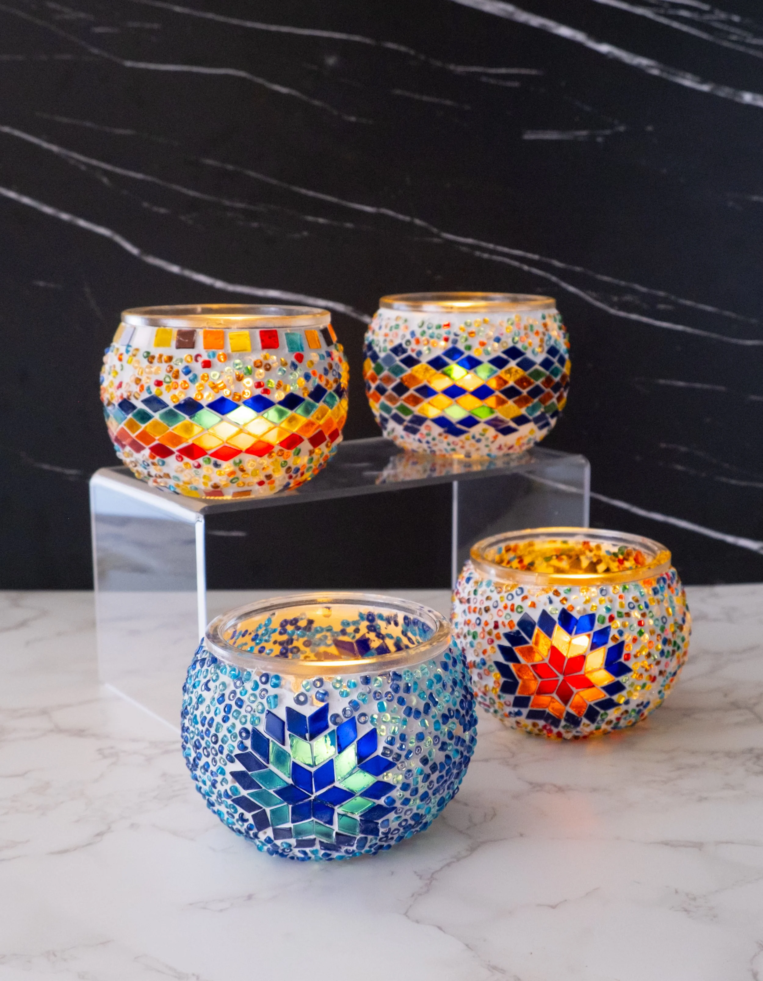 Turkish Mosaic Candle Holder Kit — Create Mix & Mingle